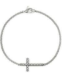 John Hardy - Bracelet Jh Essential Cross En Sterling - Lyst