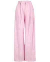 Thelatest - Dora Pinstriped Trousers - Lyst