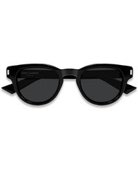 Saint Laurent - Round-Frame Sunglasses - Lyst