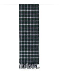 N°21 - Tartan-Pattern Fringed Scarf - Lyst
