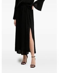 ARMANI EXCHANGE - Midi-Rok Met Logoprint En Zijsplit - Lyst