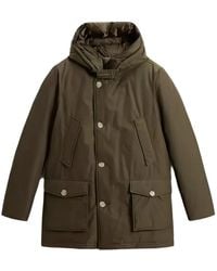 Woolrich - Arctic Hooded Button-Fastening Coat - Lyst