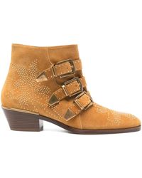 Chloé - Stiefel mit Nieten 50mm - Lyst