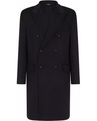 Dolce & Gabbana - Double-breasted Cashmere Coat - Lyst
