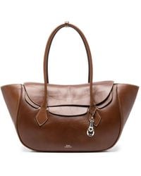 Polo Ralph Lauren - Large Blaze Leather Shoulder Bag - Lyst