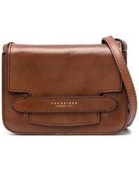 The Bridge - Lucrezia Foldover-Top Leather Shoulder Bag - Lyst