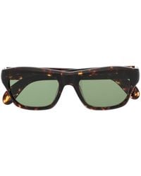 Lesca - Square Frame Sunglasses - Lyst