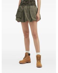 Mini Cream - Elasticated Balloon Mini Skirt - Lyst