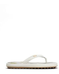 Tod's - Logo-Lettering Thong Sandals - Lyst