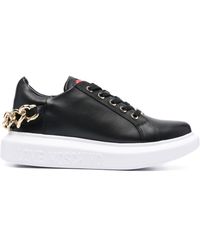 Love Moschino - Red Heart Sneakers - Lyst