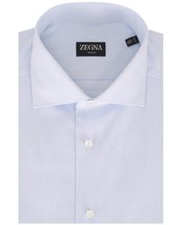 ZEGNA - Trofeo Striped-Pattern Shirt - Lyst