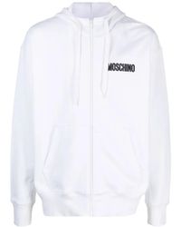 Moschino - Teddy-Print Cotton Hoodie - Lyst