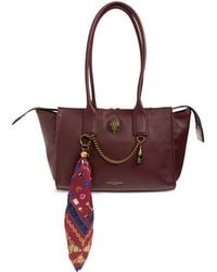 Kurt Geiger - Sloane Small Scarf-Detail Tote Bag - Lyst