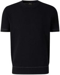 Brioni - T-Shirt À Col Rond - Lyst