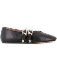 Le Monde Beryl - Claudia Buckle-Strap Ballet Flats - Lyst