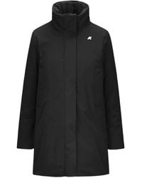 K-Way - Marla Funnel-Neck Coat - Lyst