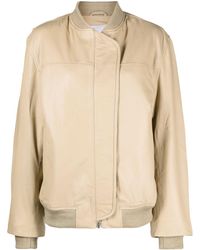 Remain - Leather Bomber Jacket - Lyst