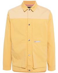 PS by Paul Smith - Panelled Cotton-blend Jacket - Lyst