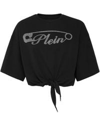 Philipp Plein - Logo-Print T-Shirt - Lyst