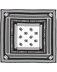 Dolce & Gabbana - Impresa Silk Foulard - Lyst