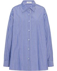 The Row - Camisa Luka De Popelin De Algodon - Lyst