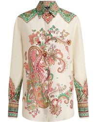 Etro - Paisley Print Shirt - Lyst
