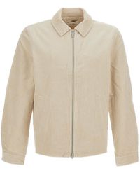 Les Deux - Corduroy Zip-Up Jacket - Lyst