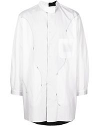 Yohji Yamamoto - Camisa reversible con paneles - Lyst