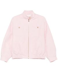 Maje - Funnel-Neck Zip-Up Jacket - Lyst