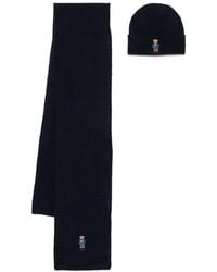 Polo Ralph Lauren - Set Sciarpa Con Motivo Polo Bear - Lyst