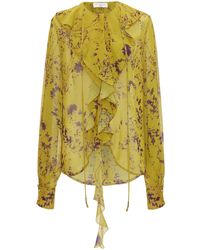 Victoria Beckham - Blusa Romantic con estampado floral - Lyst