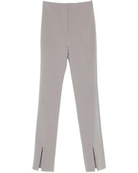 Nanushka - Pantalones con diseño abierto en el bajo - Lyst