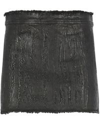 Rick Owens - Klassischer Jeans-Minirock - Lyst