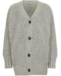 Malo - Button-Up Ribbed Cardigan - Lyst