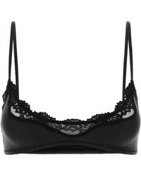 Skims - Lace-Trim Scoop Bralette - Lyst