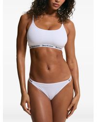 Juicy Couture - Logo-Tape Scoop-Neck Bras (Set Of Three) - Lyst