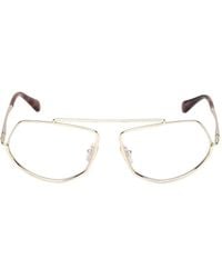Max Mara - Geometric-Frame Glasses - Lyst