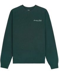 Sporty & Rich - Printed Crew-Neck Sweater - Lyst