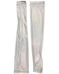 MITILIANE COUTURE - Holographic Fingerless Gloves - Lyst