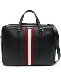 Bally - Aktentasche mit Streifendetail - Lyst