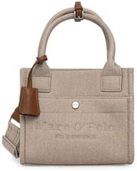 Marc O' Polo - Small Logo-Embroidered Canvas Tote Bag - Lyst