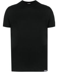 DSquared² - T-shirt Nero à logo imprimé - Lyst