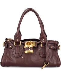 Chloé - パドロック レザーハンドバッグ - Lyst