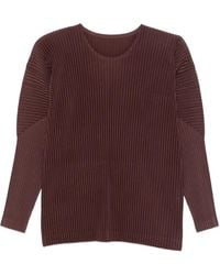 Homme Plissé Issey Miyake - Homme Plisse' Issey Miyake Pleated Sweater - Lyst