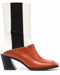 Camper - Karole Colour-block Leather Boots - Lyst