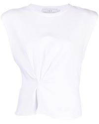 IRO - Camiseta fruncida sin mangas - Lyst