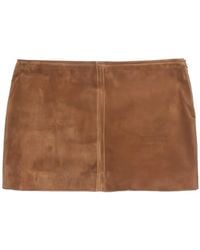 Aniye By - Janis Suede Mini Skirt - Lyst