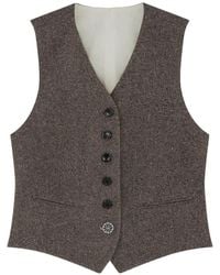 Fortela - Demi Single-Breasted Vest - Lyst