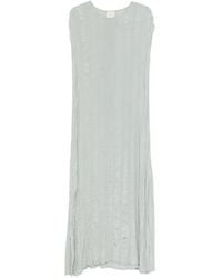 Alysi - Ribbed Sleeveless Midi Dress - Lyst