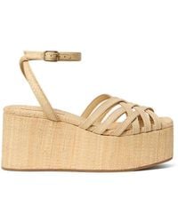 Loeffler Randall - Channing Platform Crossover Sandals - Lyst